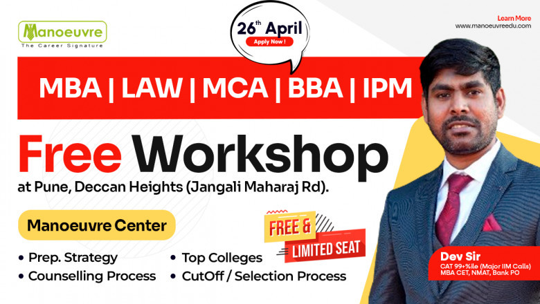 Pune Students Dont Miss the Free Entrance Prep Workshop on April 26 – Master CLAT, IPMAT, CAT, MCA and More