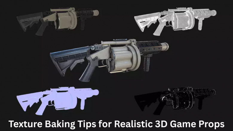 Texture Baking Tips for Realistic 3D Game Props