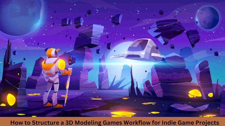 How to Structure a 3D Modeling Games Workflow for Indie Game Projects