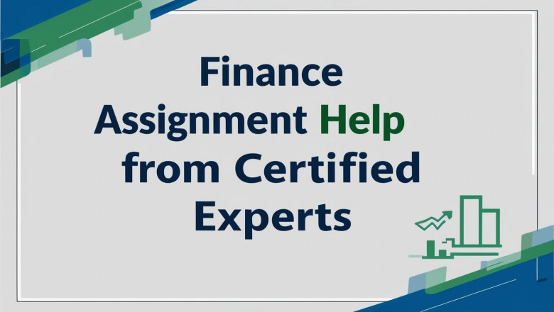 Finance Assignment Help From Certified Experts