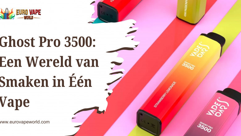 Ghost Pro 3500: Een Wereld van Smaken in Één Vape