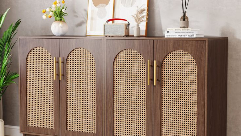 Transform Your Space with Pop Baazar's Rattan Cabinets