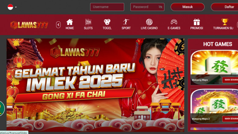 LAWAS777 – Surga Slot Online Gacor dengan RTP Tertinggi di Tahun 2025
