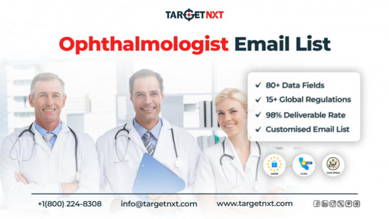 Ophthalmologist Email List for Targeted Eye Care Marketing Campaigns!