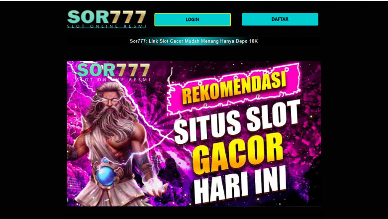 SOR777: Slot Online Gacor Cuma Modal 10K – Cuan Besar Bukan Lagi Mimpi!