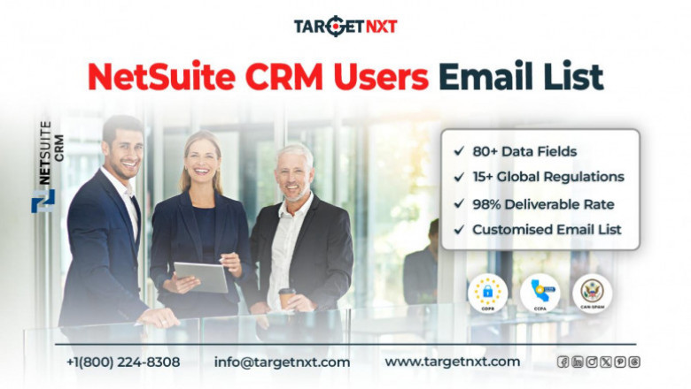 The Success of Your Technology Business Depends On Our NetSuite CRM Users Email List!