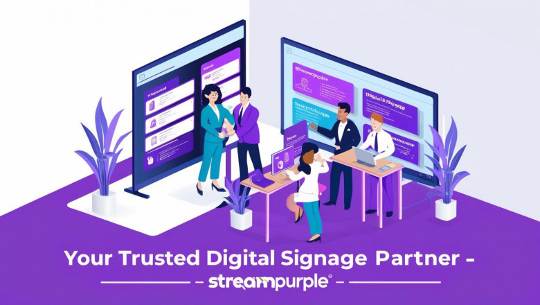 Your Trusted Digital Signage Partner – Streampurple