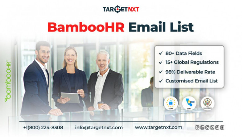 Centralize Your Overall Marketing & Gain Significant Outcomes Using Our Bamboo Hr Email List!
