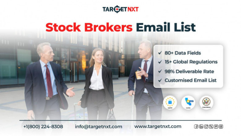 Need to Reach Stock Brokers? TargetNXT’s Stock Brokers Email List Delivers!