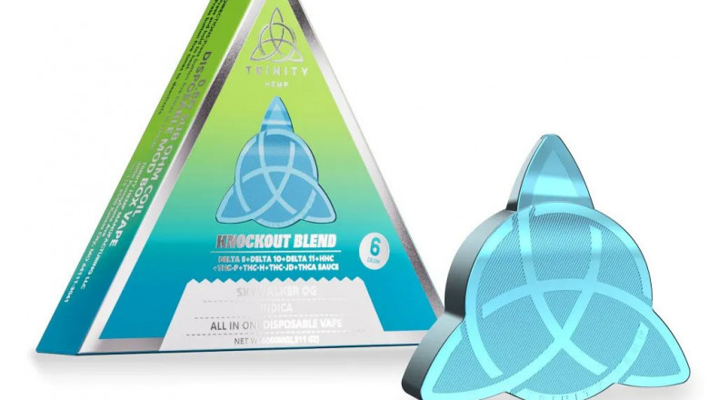 Skywalker OG Indica – 6G Knockout Blend Trinity Hemp Disposable Vape