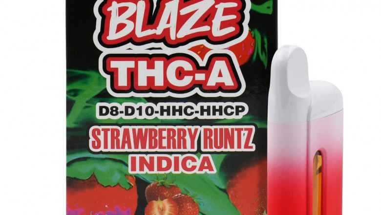 Strawberry Runtz Indica – Delta King Blaze THC-A 5.5G