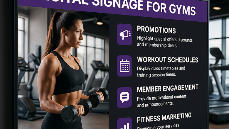 Streampurple Offers Smart Digital Signage Solutions for Gyms & Fitness Centers