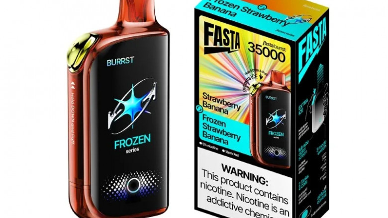 Strawberry Banana – Fasta Burst – 35K Puffs – Frozen Edition – Disposable Vape