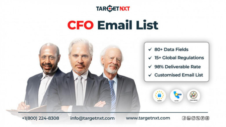 Our Highly Verified CFO Email List for Result-Driven B2B Marketing!