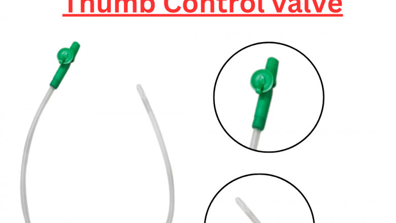 Thumb Control Suction Catheter Smooth Airway Care
