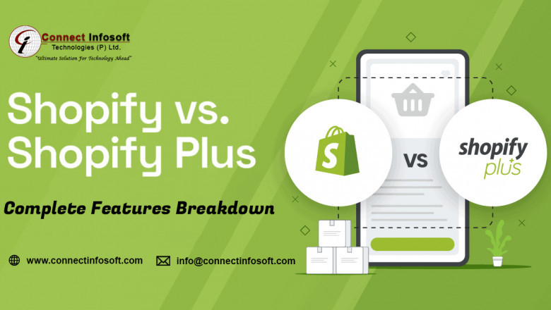 Shopify vs Shopify Plus: Complete Features Breakdown by Connect Infosoft