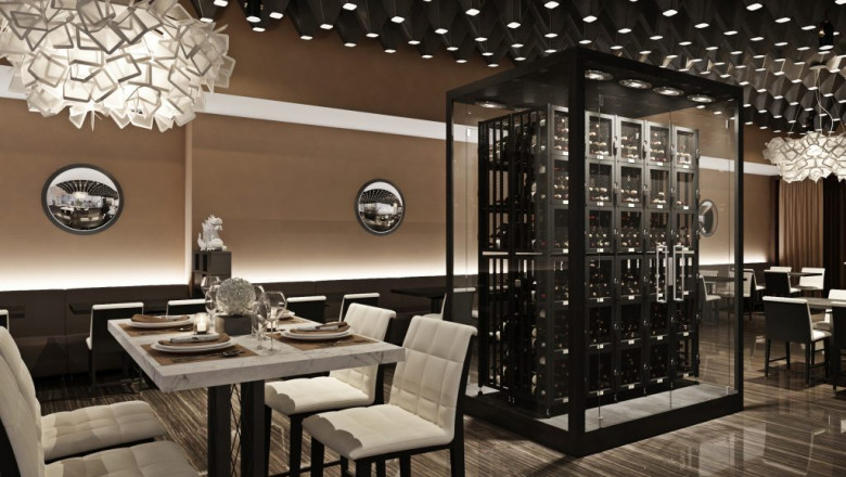Glass Wine Lockers | Bijou Wine Cellars