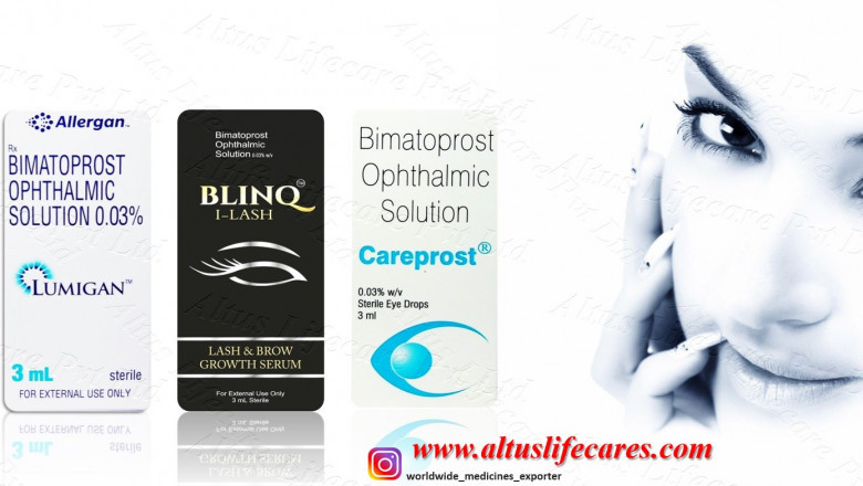 Apply Latisse Eyelash Serum 0.03% for treatment of Eyelash Hypotrichosis problem