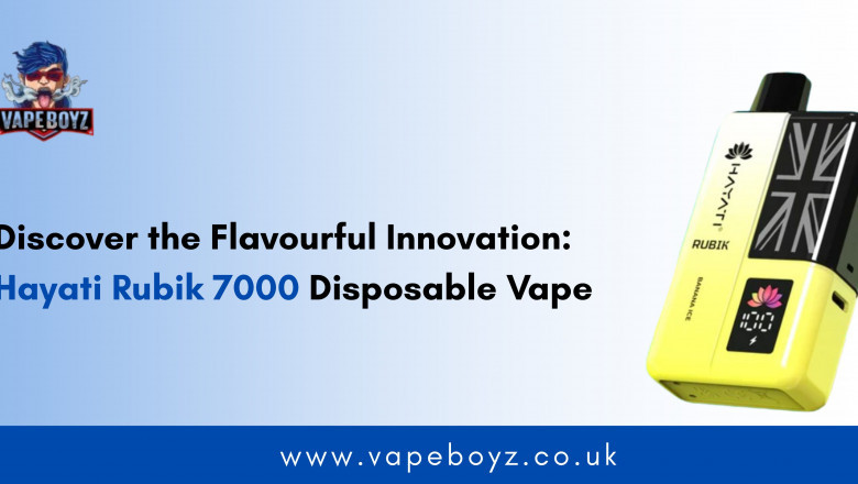 Discover the Flavourful Innovation: Hayati Rubik 7000 Disposable Vape