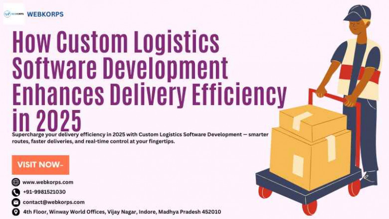 How Custom Logistics Software Development Enhances Delivery Efficiency in 2025