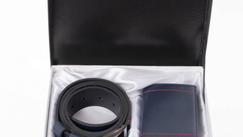 Premium leather gift boxes