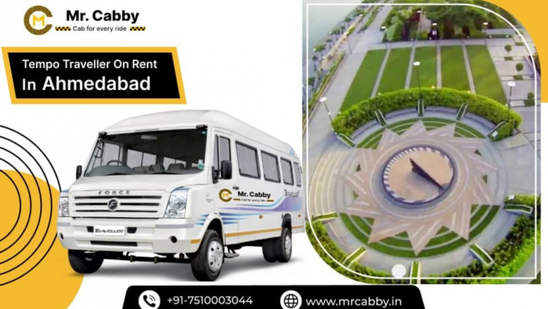 Tempo Traveller on Rent in Ahmedabad with Mr. Cabby