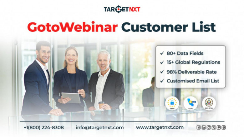 Reach Out to "Registered Goto Webinar Customers" by Investing in Our Goto Webinar Customers List!