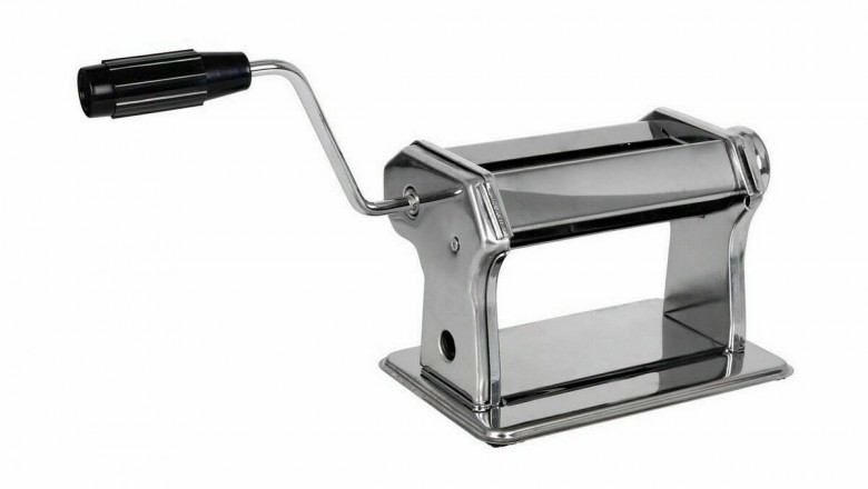 Pasta Maker Santa Clara Crank-handle Steel (4 Units) - Qubyk UK