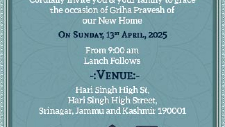 How to Create a Beautiful Griha Pravesh Invitation Card for Your Housewarming Ceremony