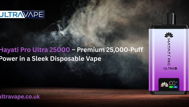 Hayati Pro Ultra 25000 – Premium 25,000‑Puff Power in a Sleek Disposable Vape