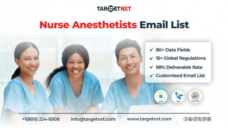 Avail Winning Prospects List by Investing in Our Nurse Anesthetists Email List!