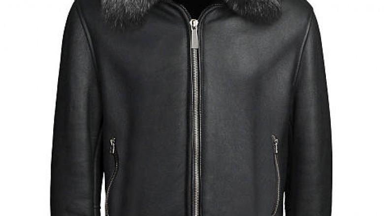Men’s Fur Leather Jacket