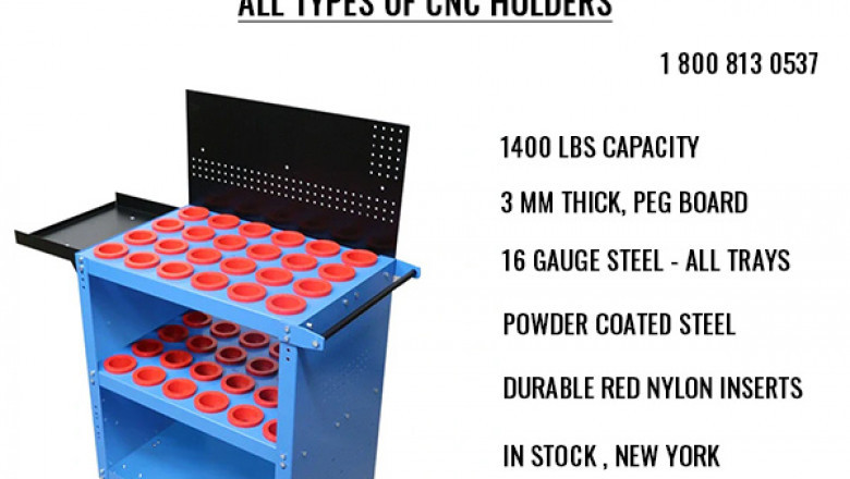 Uratech USA Inc. Floor Model CNC Tool Cart: The Ultimate Tool Storage Solution