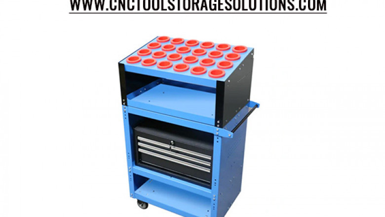 Uratech USA Inc. Shelf Model CNC Tool Cart – A High-Capacity Storage Solution for CNC Holders