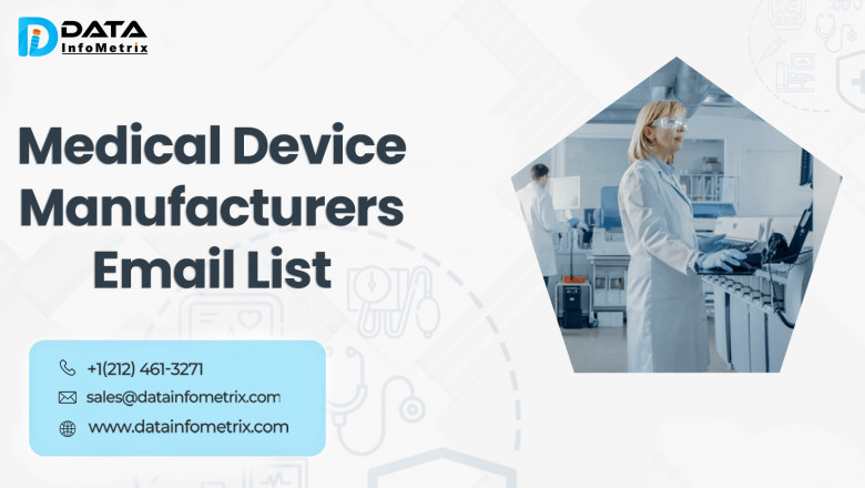 Medical Device Manufacturers Email List