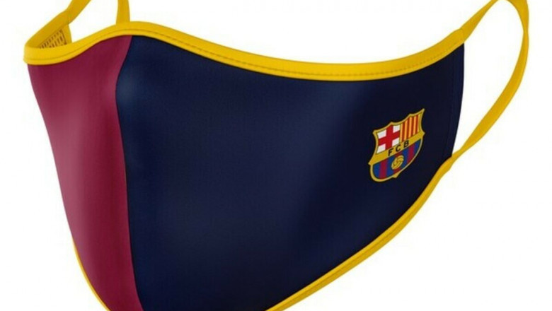 Hygienic Reusable Fabric Mask F.C. Barcelona - Qubyk UK