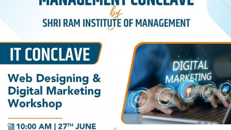 Web Designing &amp; Digital Marketing Workshop under IT Conclave by Shri Ram Group, Jabalpur